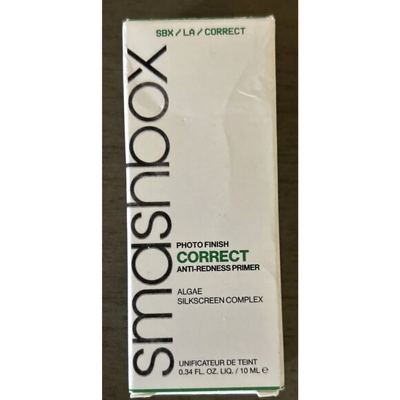 New Smashbox Photo Finish Correcting & Anti-Redness Makeup Primer Soothing .34oz - Picture 2 of 9